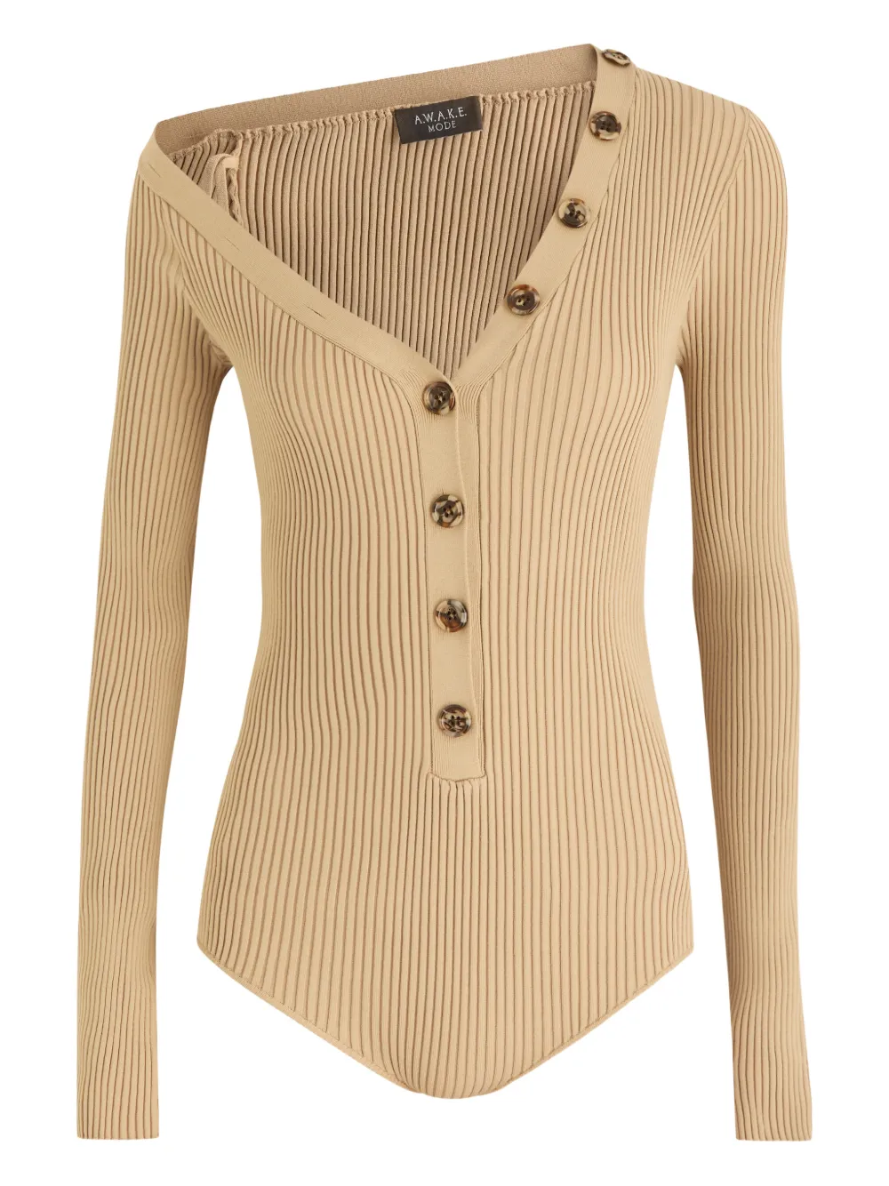 A.W.A.K.E. Mode button-up bodysuit | Neutrals | Image 1