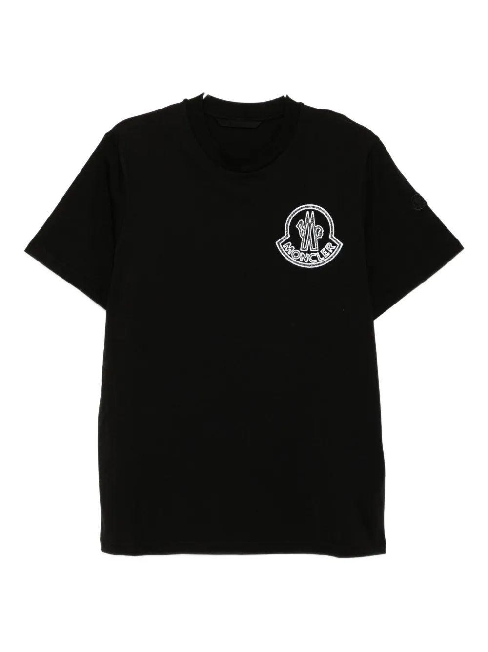 Moncler logo-printed T-shirt Zwart