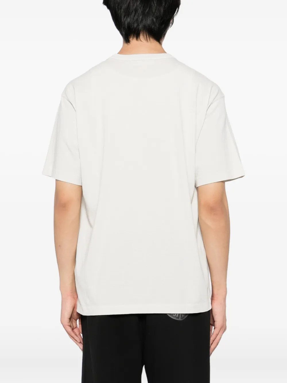 Stone Island T-shirt met geborduurd logo Grijs