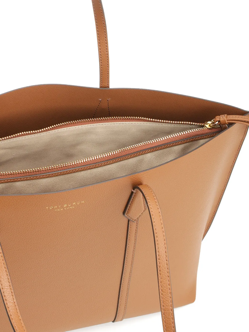 Tory Burch Perry kleine shopper Bruin