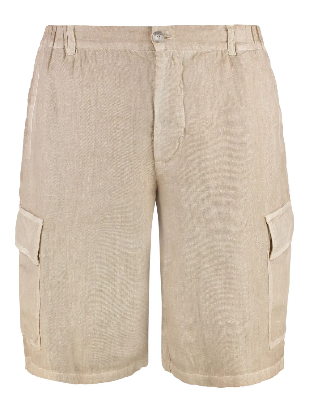 120% Lino linen cargo shorts Beige
