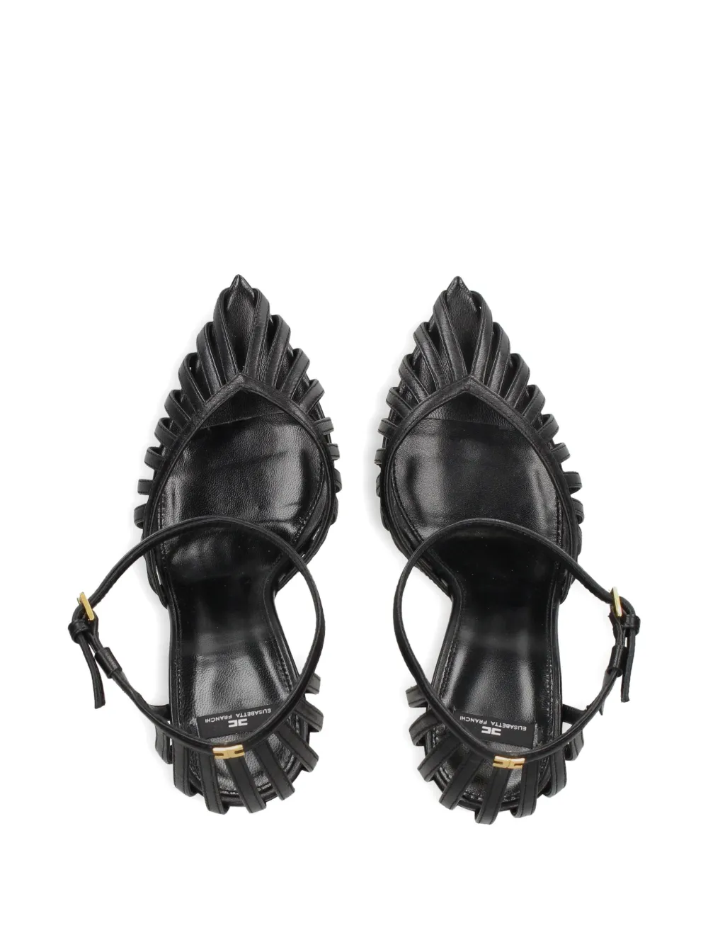 Elisabetta Franchi 110mm strappy sandals Black