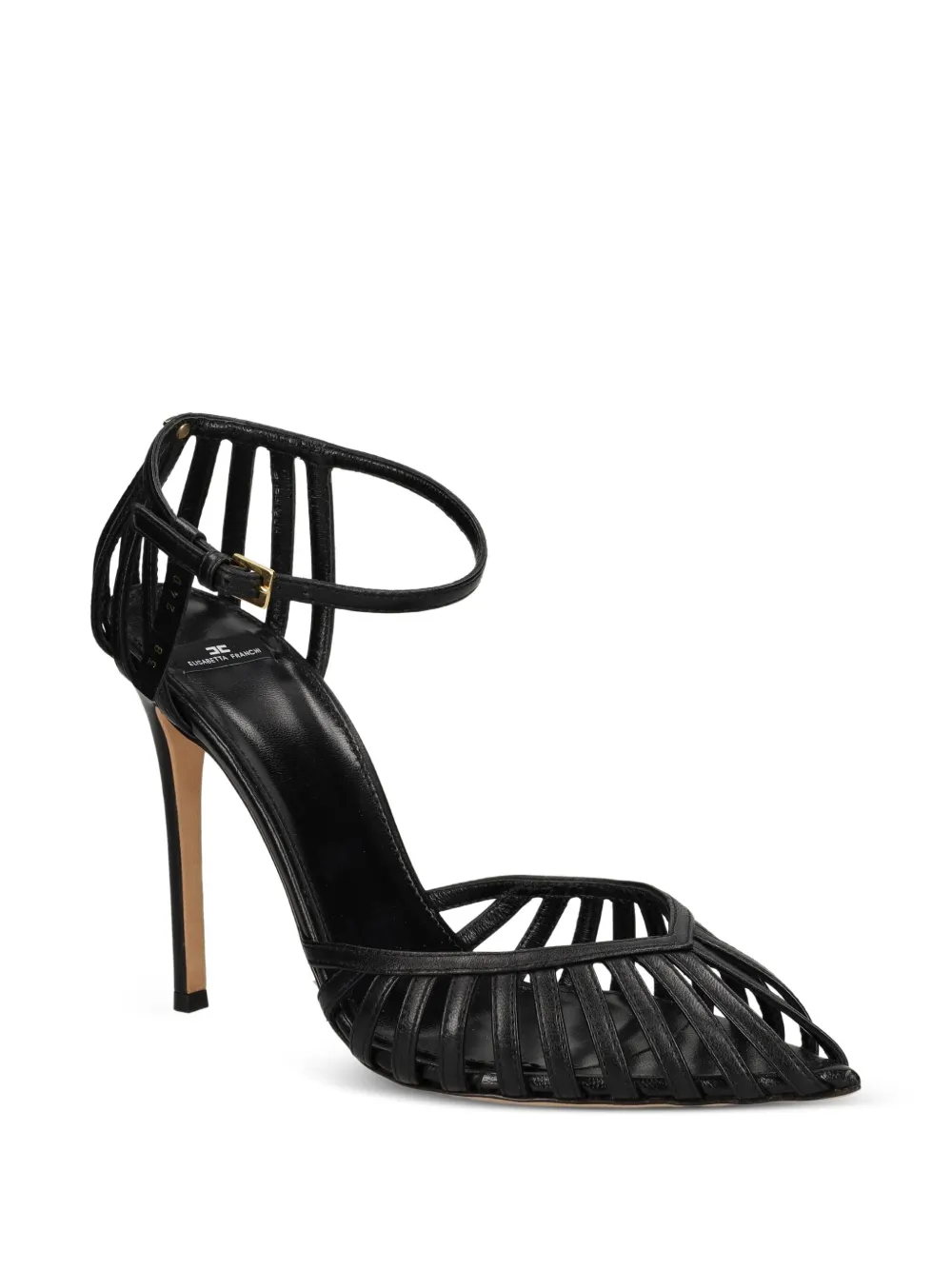 Elisabetta Franchi 110mm strappy sandals Black