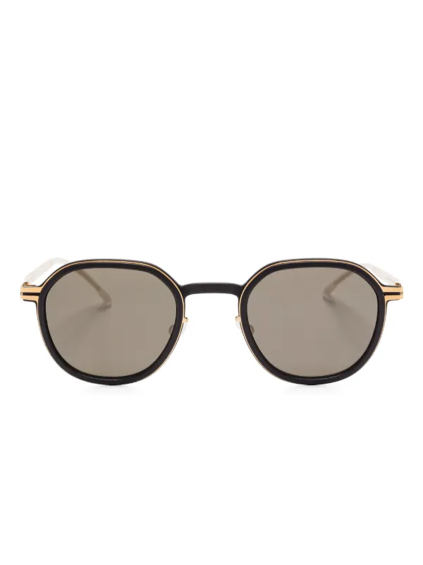 MYKITA Sunglasses with Black and Gold Accents ALYA SUN | MYKITA | LITE SUN | Designer MYKITA sunglasses main image 3