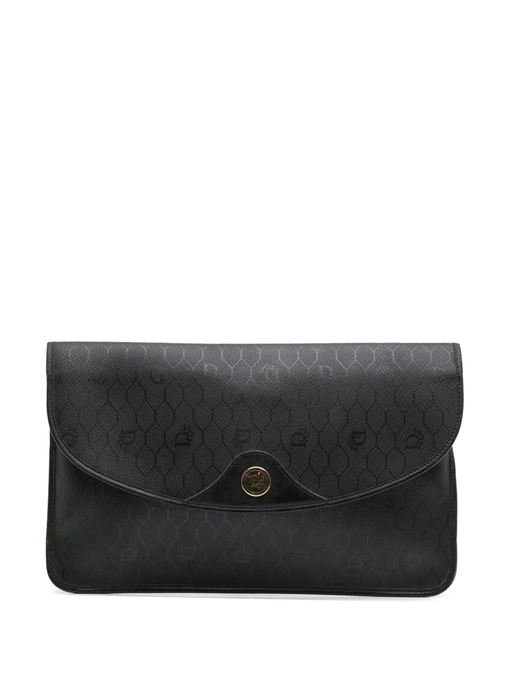 Christian Dior Pre-Owned 20th Century Honeycomb Coated Canvas clutch bag | negro | Image 1