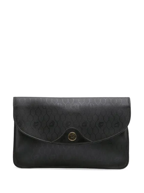 Christian Dior Pre-Owned 20th Century Honeycomb Coated Canvas clutch bag