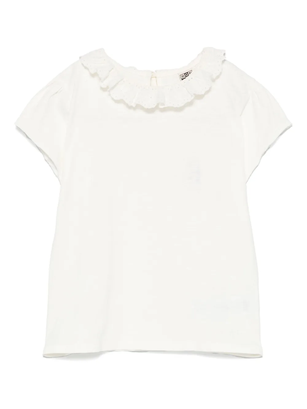 Bonton top con cuello redondo | neutro | Image 1