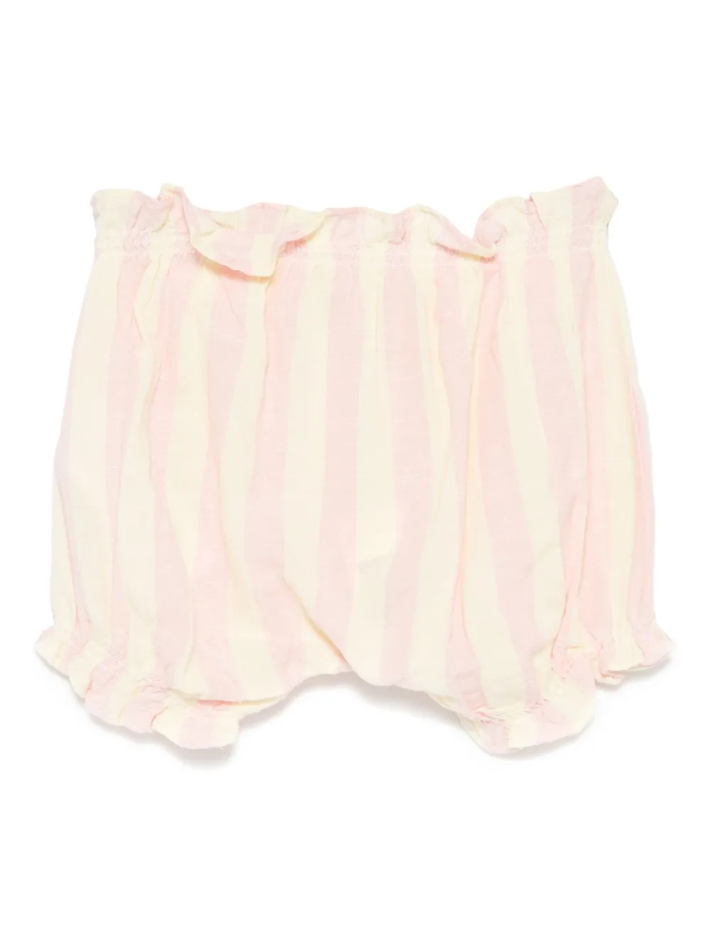 Bonton striped shorts - Geel