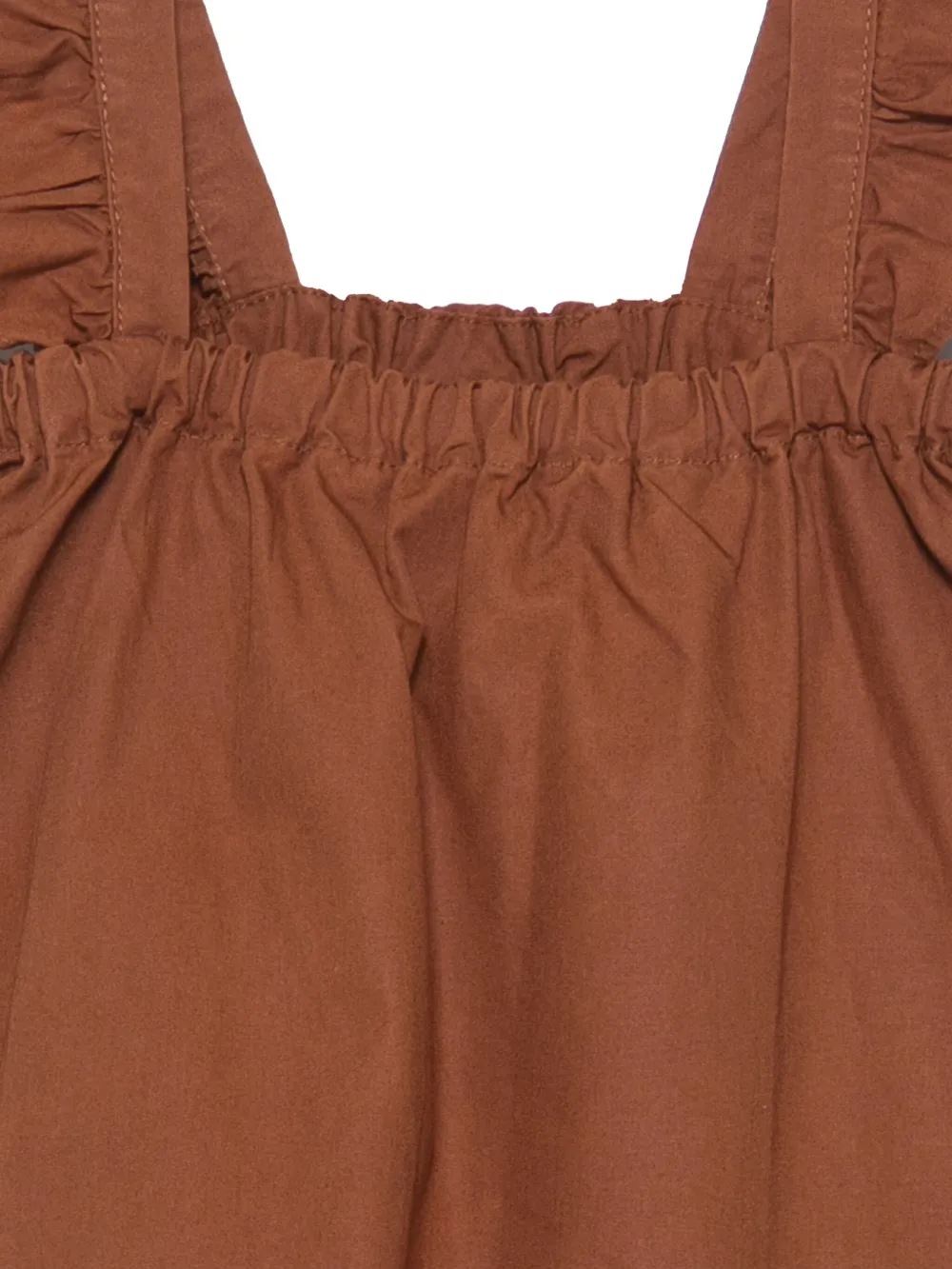 Bonton Jurk van biologisch katoen Bruin