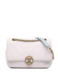 CHANEL Pre-Owned 2019 CC Quilted Calfskin Single Flap shoulder bag - Blue
