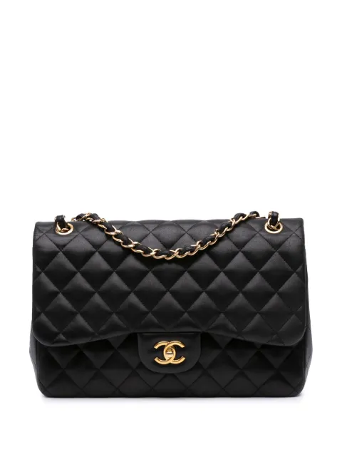 CHANEL Pre-Owned 2014 Jumbo Classic Lambskin Double Flap shoulder bag