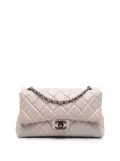 CHANEL Pre-Owned 2014-2015 Large Quilted Glazed Calfskin Coco Soft Flap shoulder bag - Brown