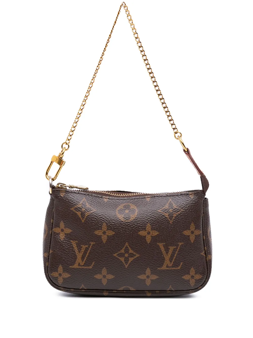 Louis Vuitton Pre-Owned 2019 Monogram Mini Pochette Accessoires handbag | Brown | Image 1