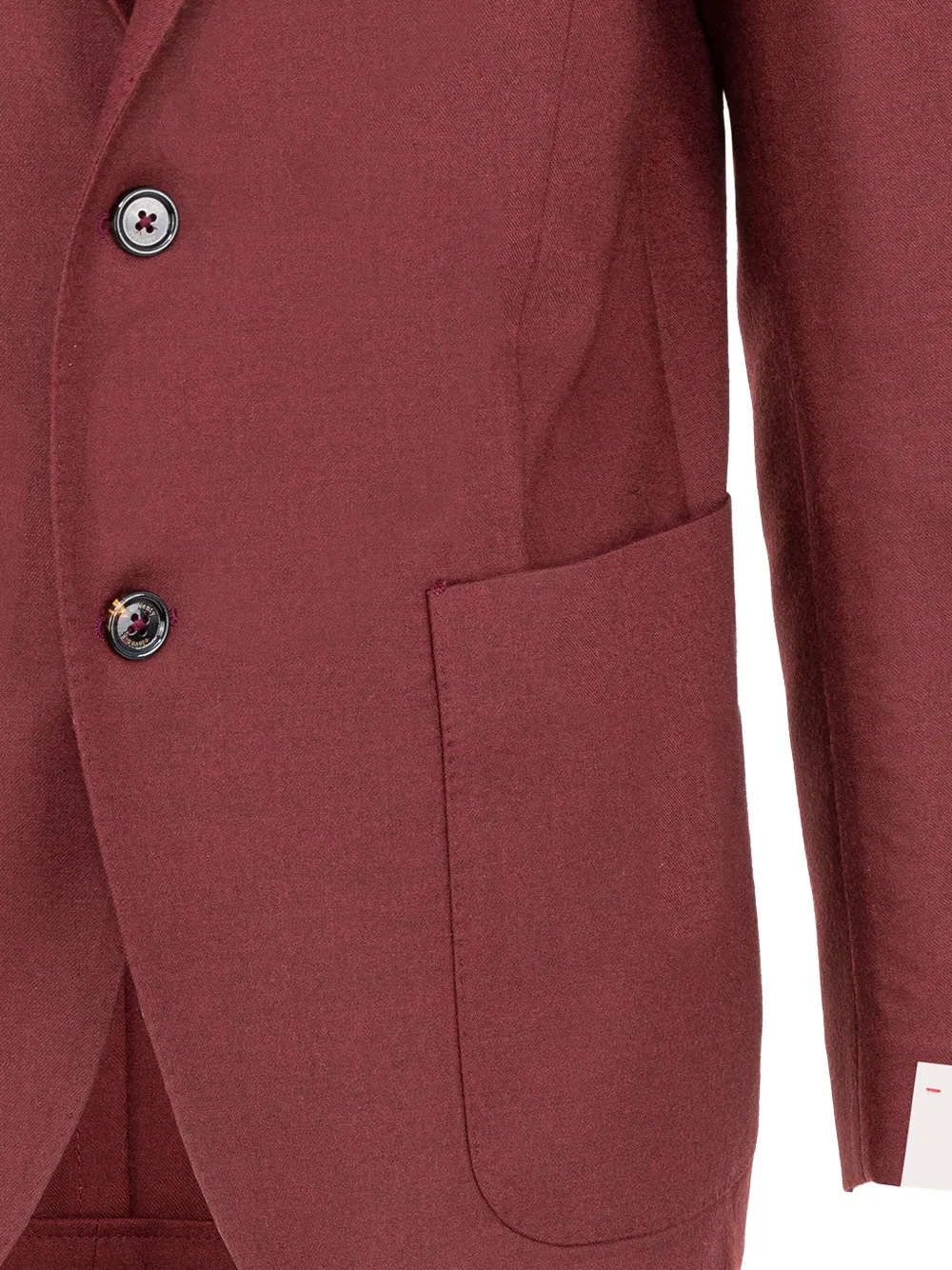 Eleventy Buttoned Blazer In Red