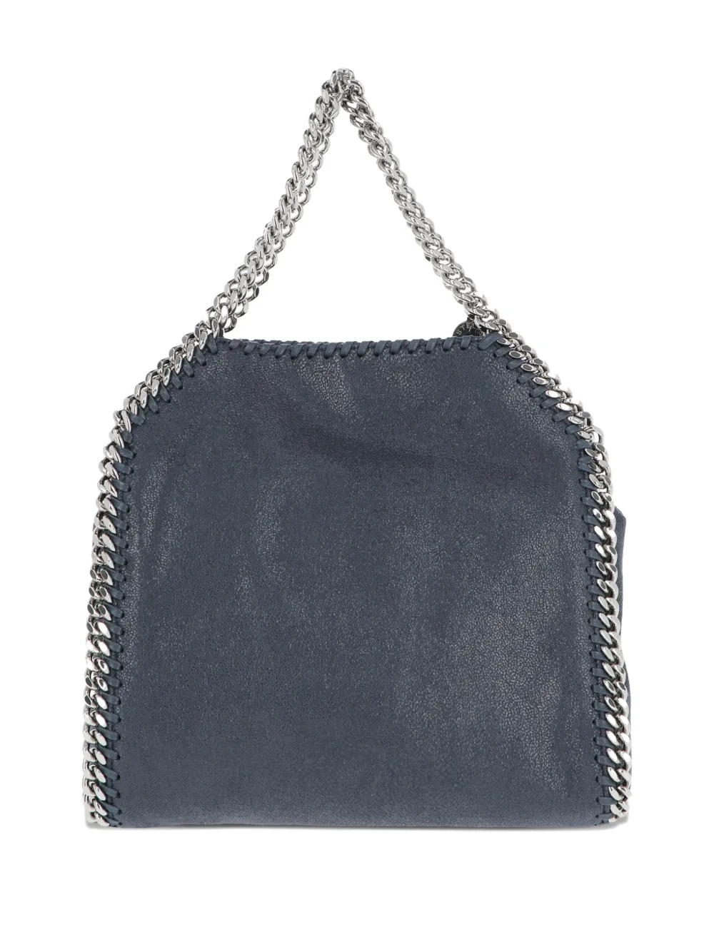 Stella McCartney Shopper met gegraveerd logo - Blauw