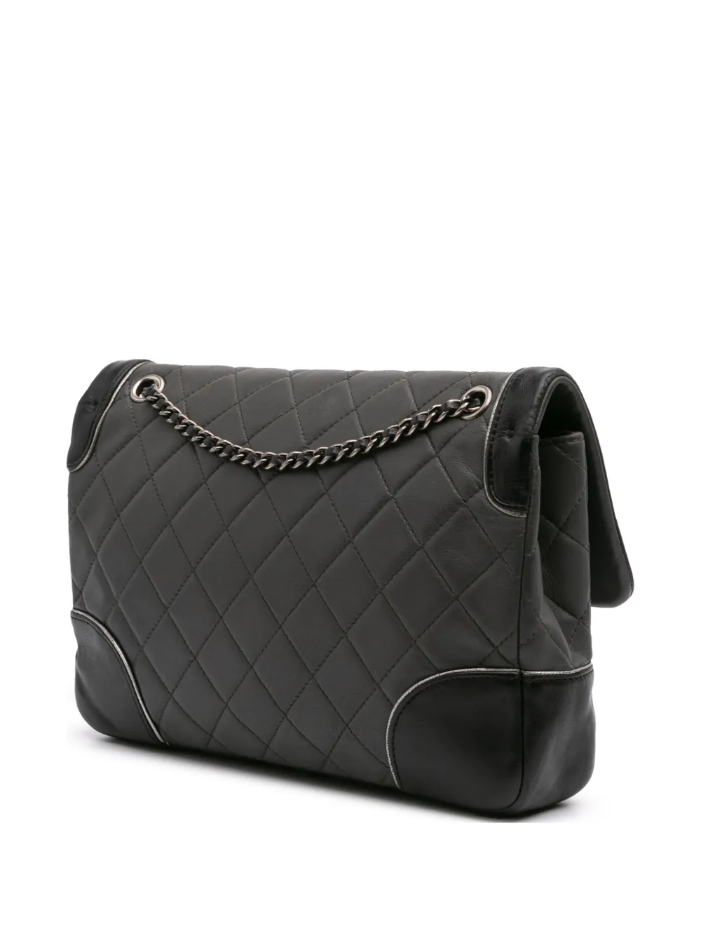 Pre-owned Chanel 2015-2016 Paris-salzburg Medium Lambskin Tyrolean Flap Shoulder Bag