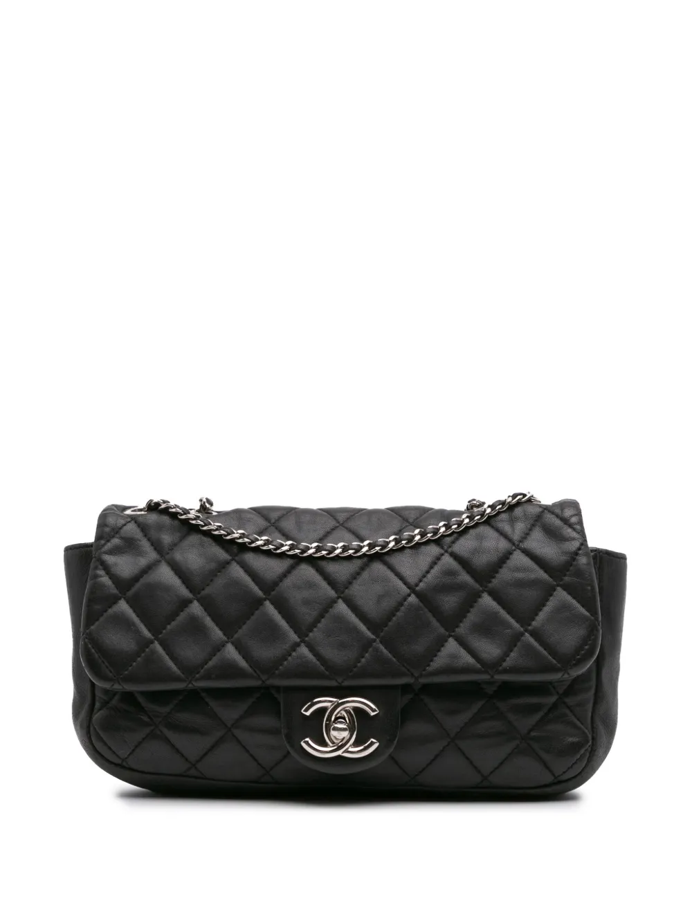 CHANEL Pre-Owned sac porté épaule Coco Rain Flap médium (2010-2011) | noir | Image 1