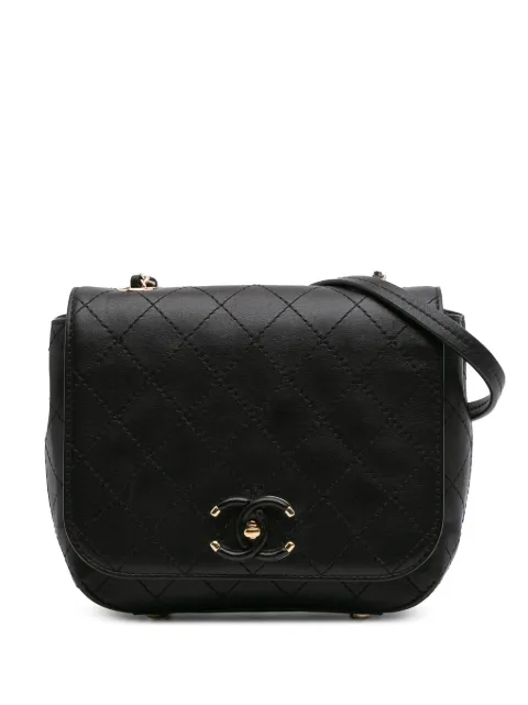 CHANEL Pre-Owned 2019 Small Stitched Calfskin Covered CC Flap crossbody bag