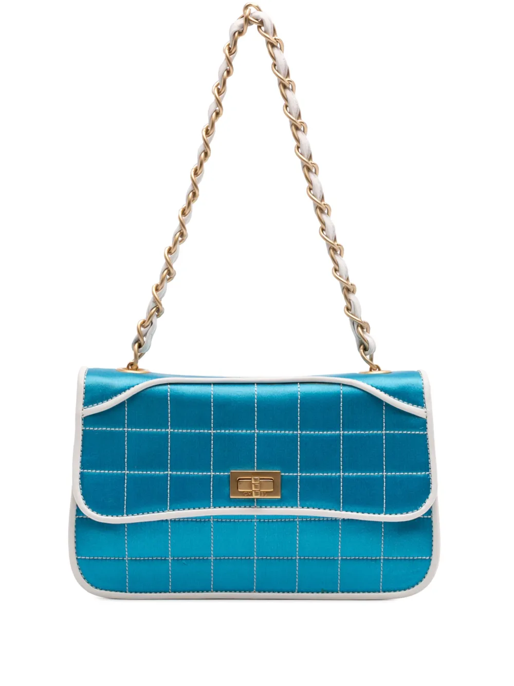 CHANEL Pre-Owned 2000-2002 Reissue Square Quilt Satin Flap shoulder CHANEL Pre-Owned 2000-2002 Reissue Square Quilt Satin Flap shoulder