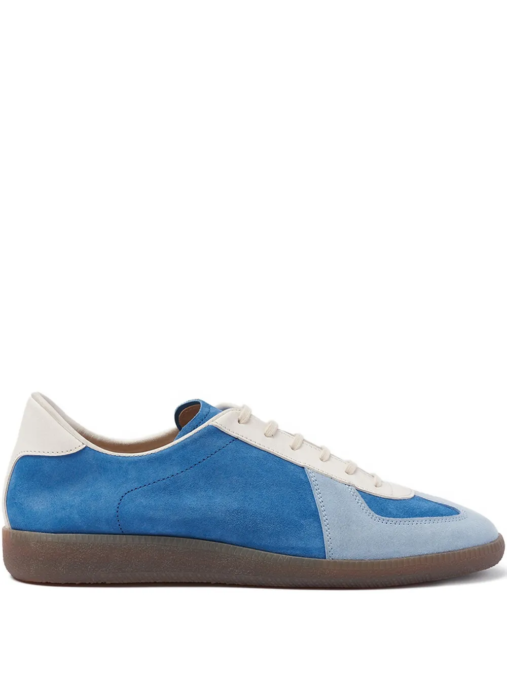Scarosso colour-blocked suede sneakers Blue
