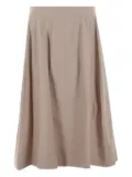 Chloé A-line midi skirt - Neutrals