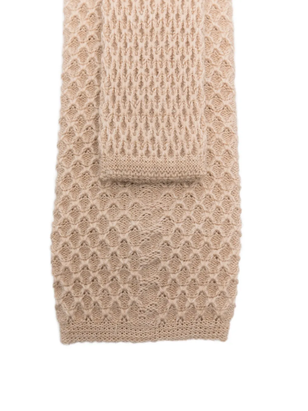 Husbands Gebreide stropdas Beige