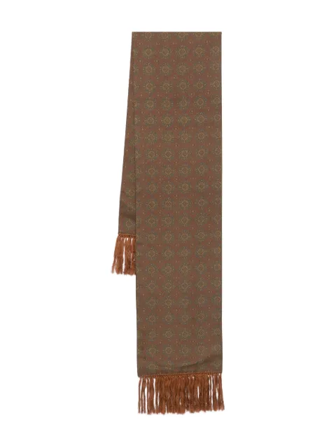 Husbands  geometric-patterned scarf