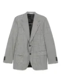Husbands plaid-pattern jacket - Black