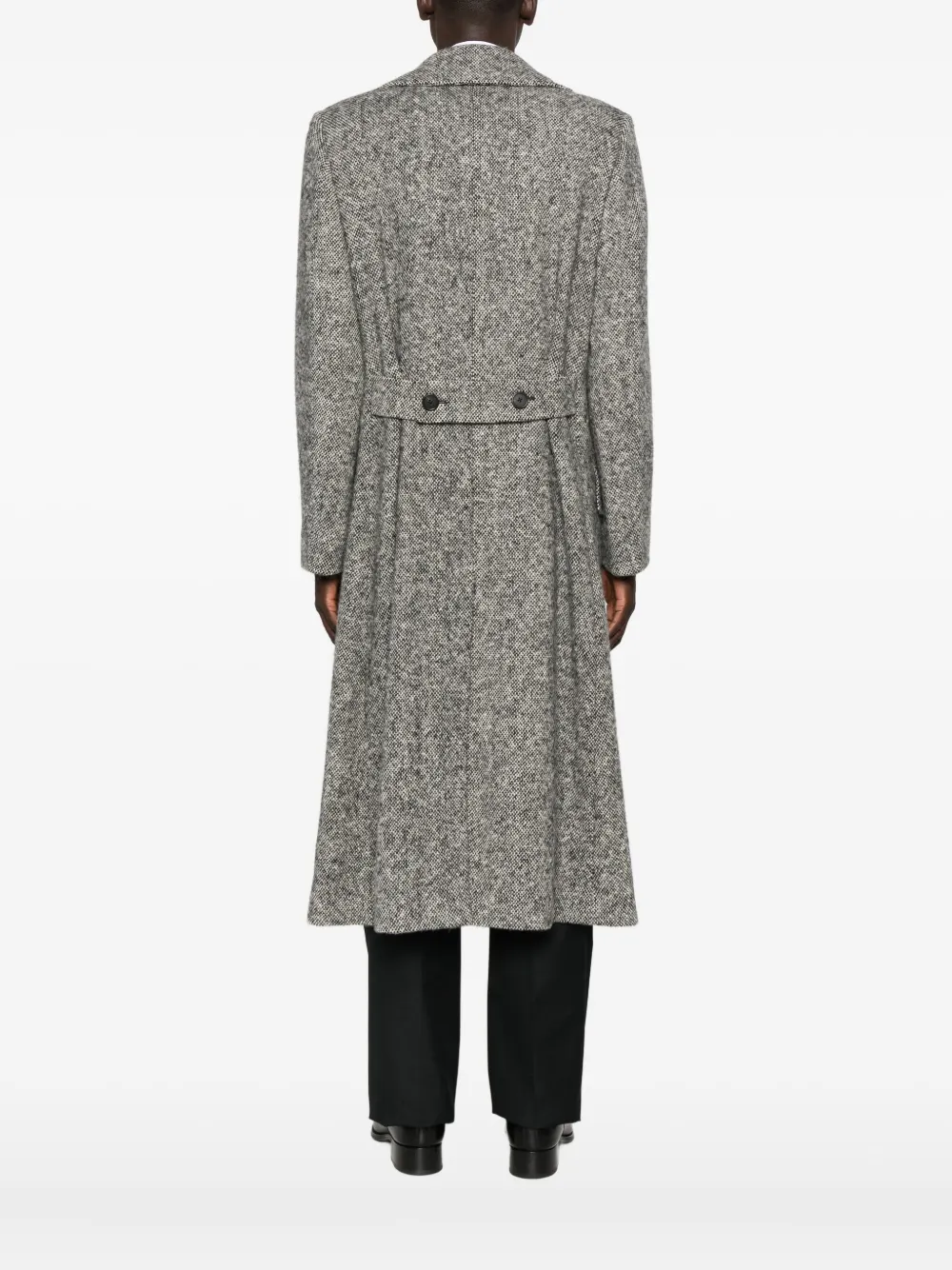 Husbands Jas met dubbele rij knopen Zwart