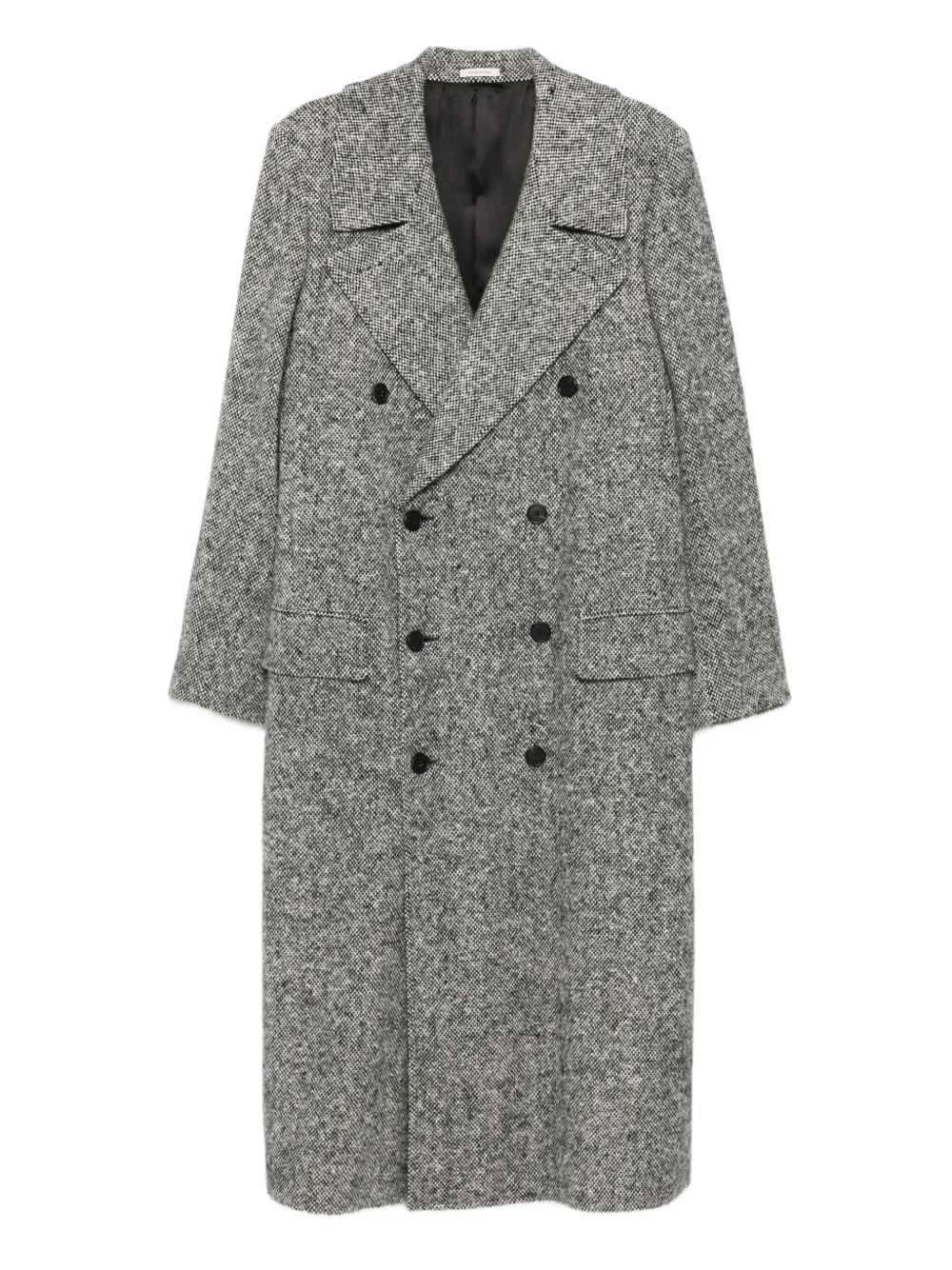 Husbands  double-breasted coat | Black | Image 1
