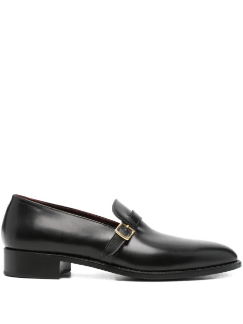 Husbands  buckle-fastening leather loafers