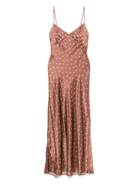 MC2 Saint Barth polka-dot silk dress