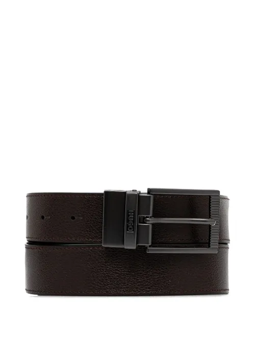 Ceinture en cuir à design réversible - HUGO - Modalova