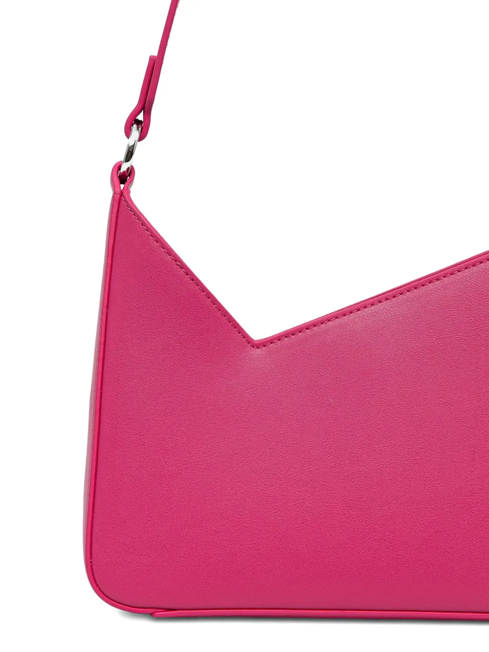 HUGO Kleine schoudertas met hoekig detail Roze