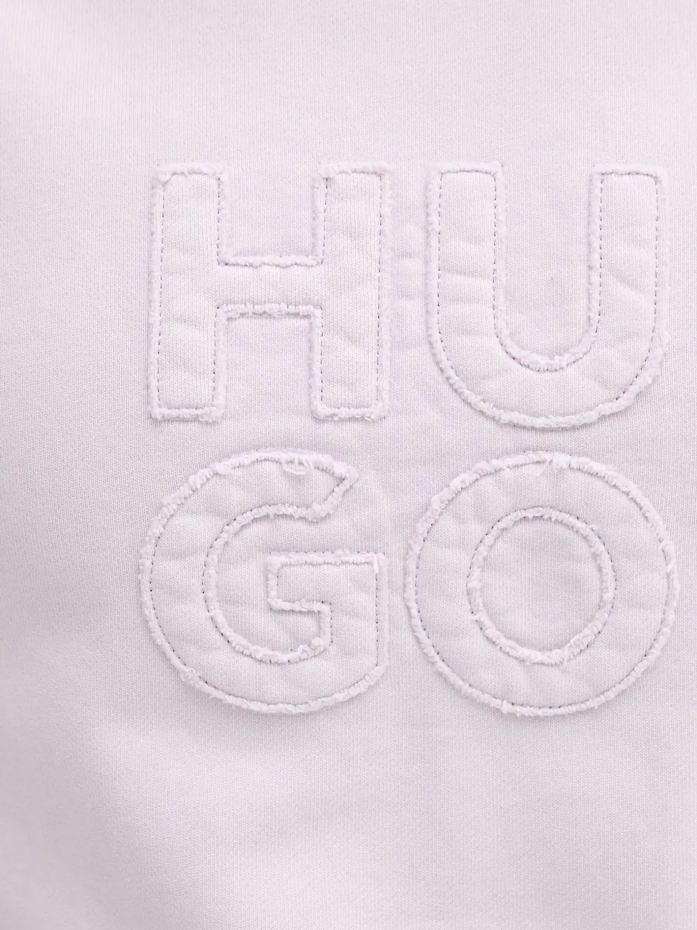 HUGO Sweater met logopatch Roze