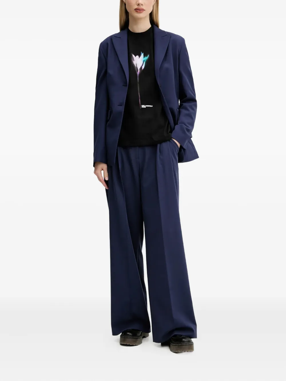 HUGO Blazer met enkele rij knopen Blauw
