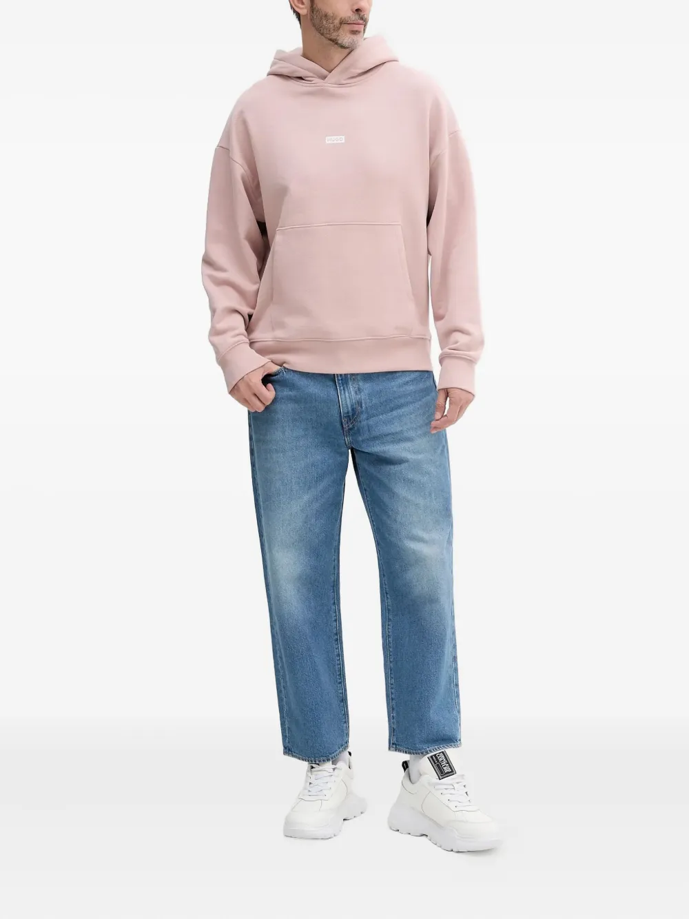 HUGO Nazardo logo-print hoodie | Hoodies | Image 2