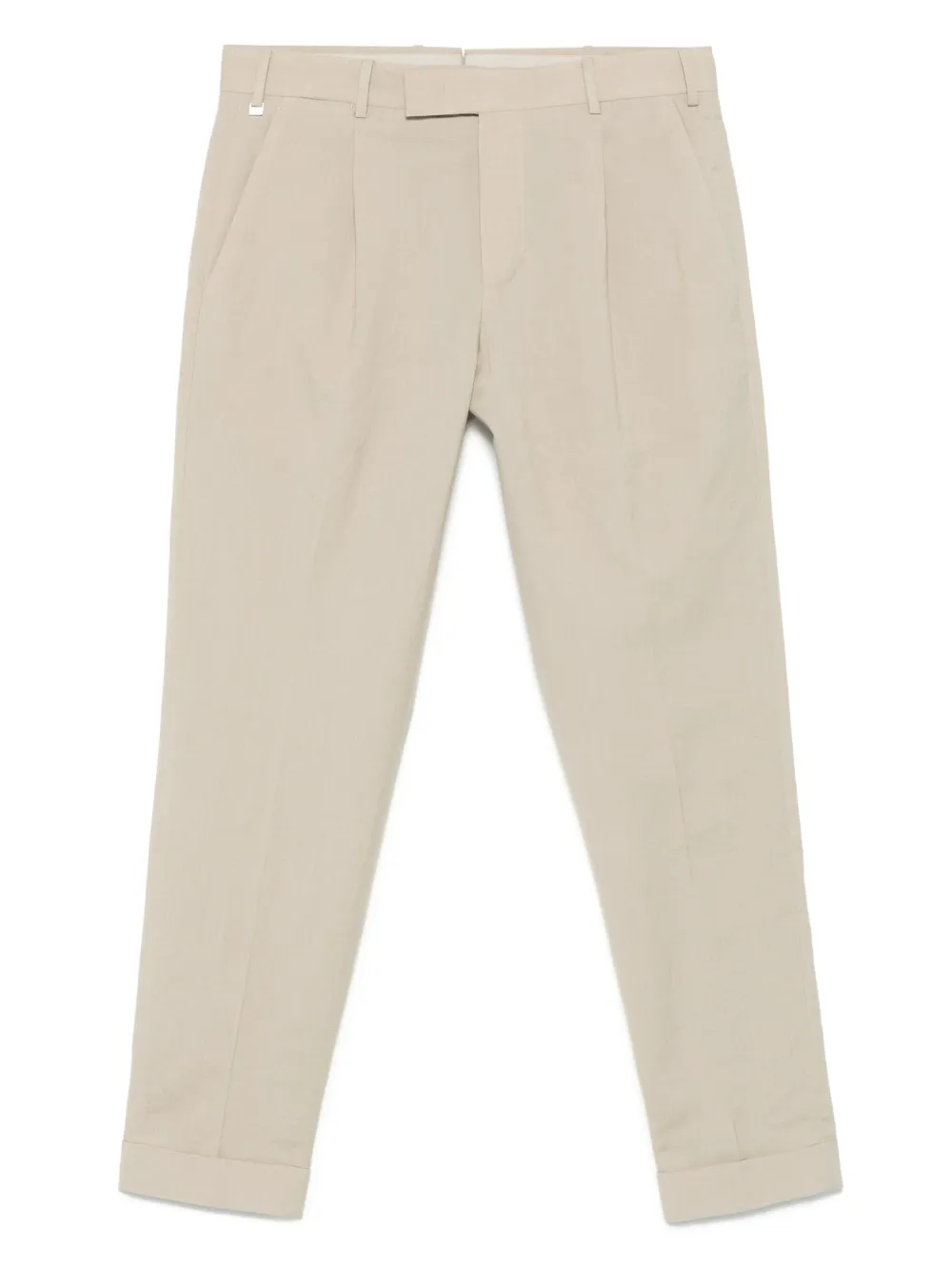 PT Torino pleat-detail trousers - ニュートラル PT Torino pleat-detail trousers - ニュートラル