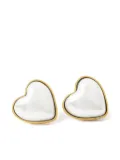 AMBUSH heart-shaped gold-tone earrings