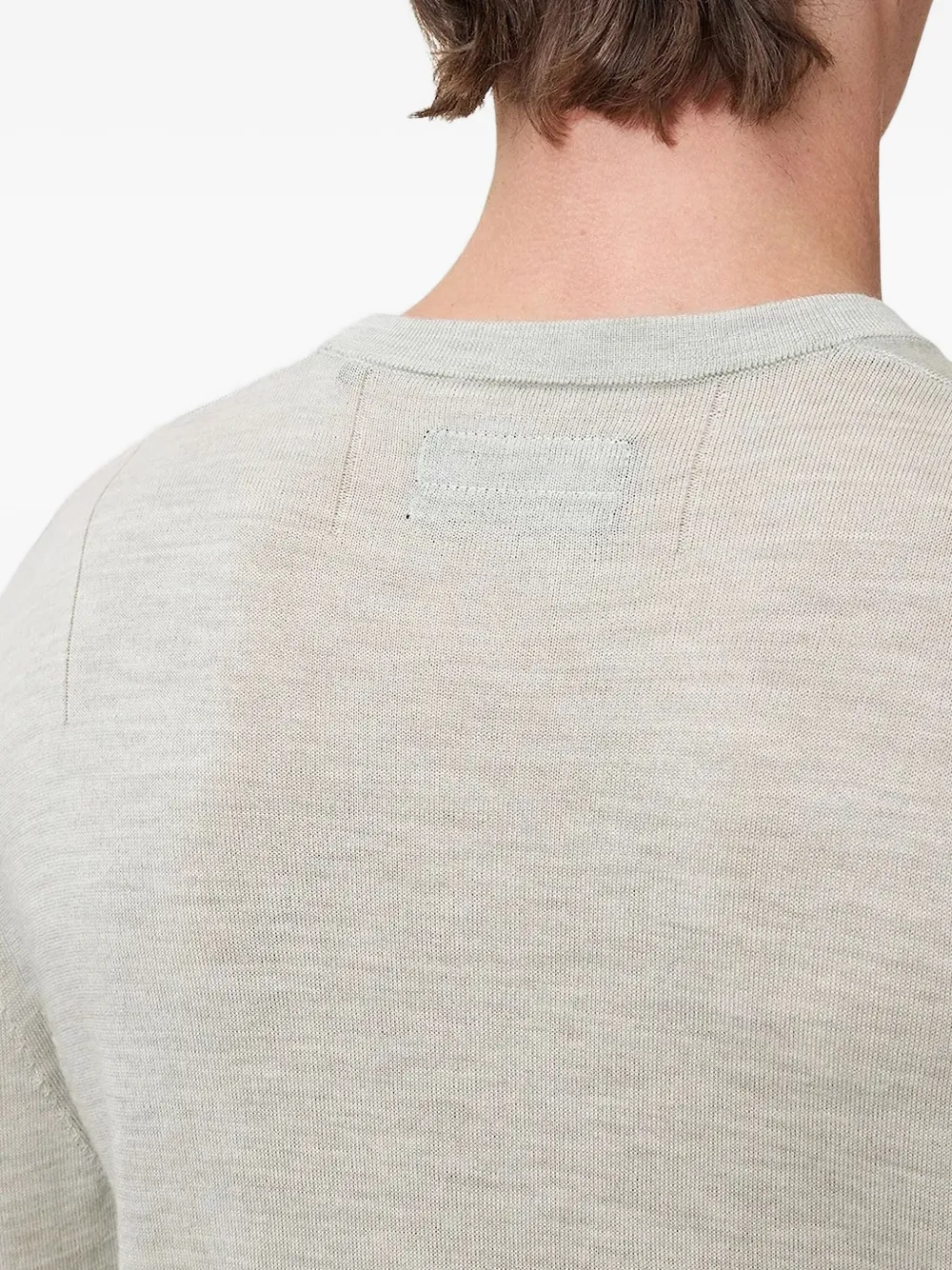 AllSaints Trui met geborduurd logo Groen