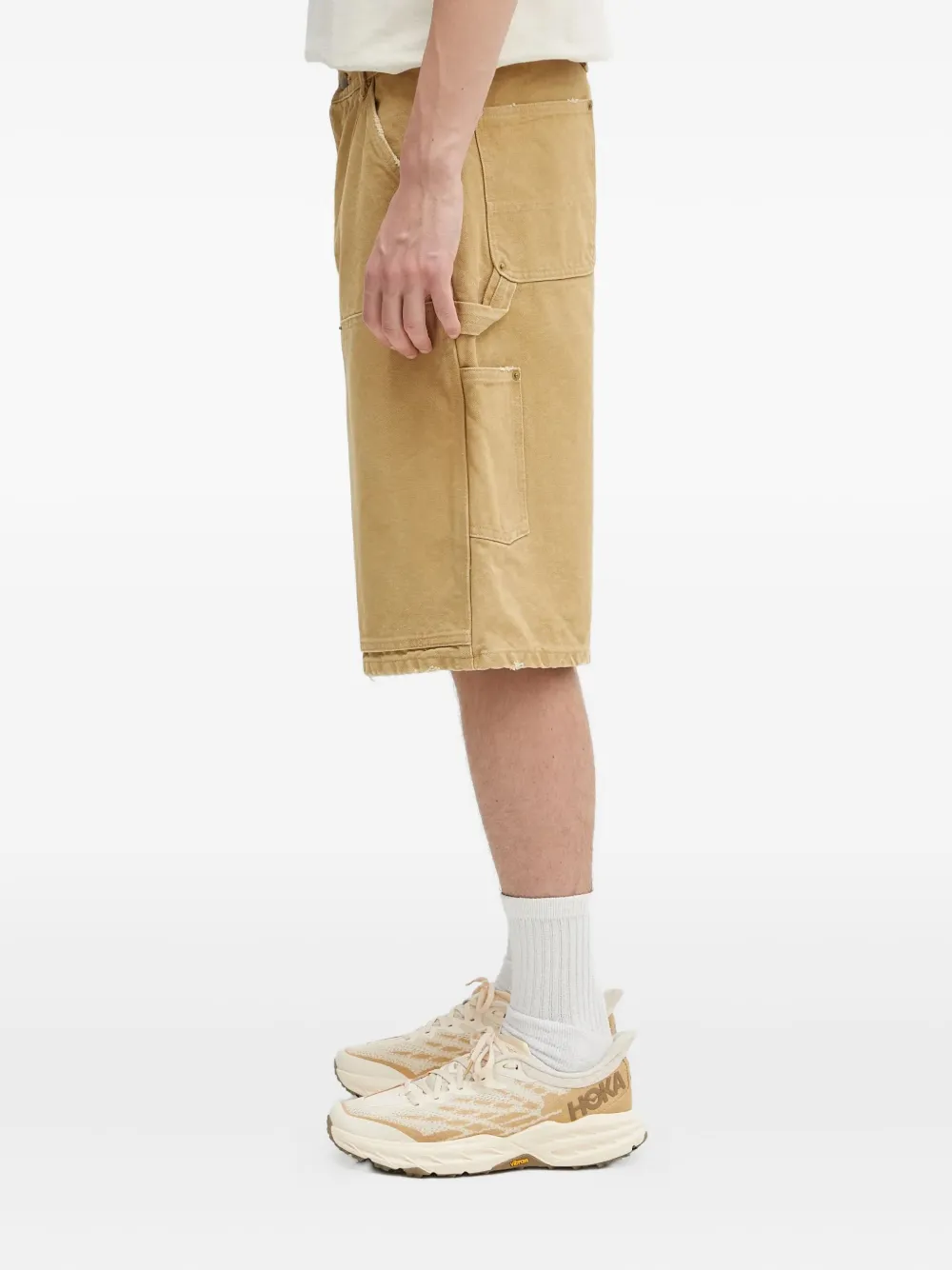 AMBUSH Shorts met meerdere zakken en franje - Beige