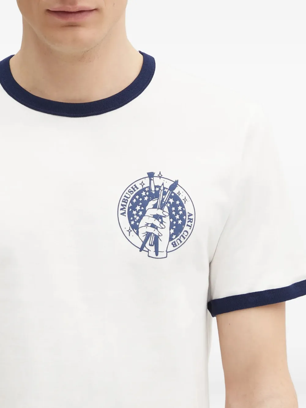 AMBUSH Art Club graphic-print T-shirt Wit