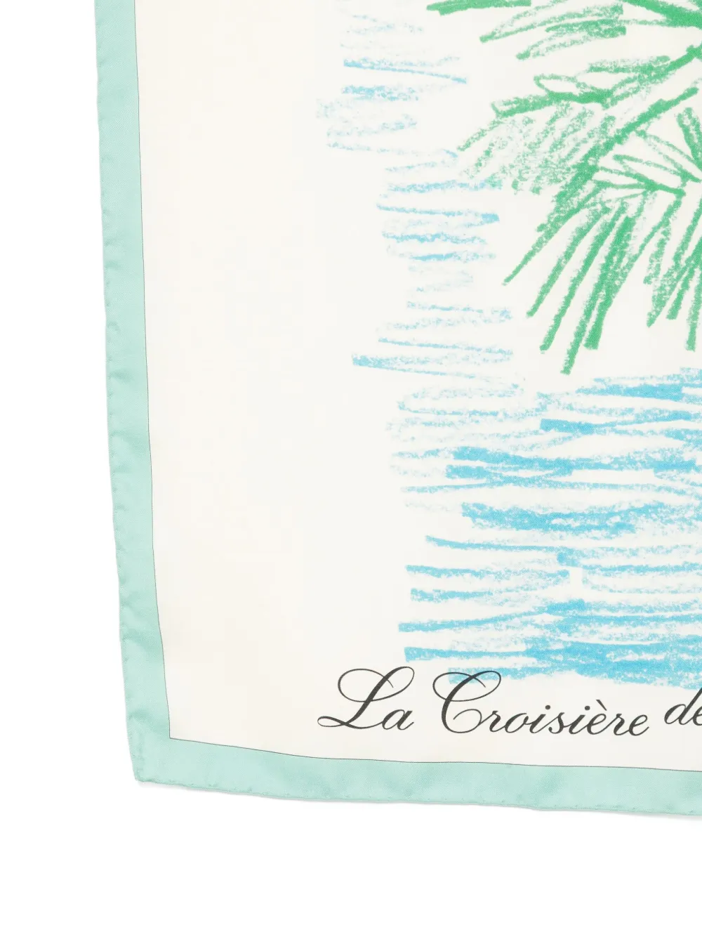 Jacquemus  palm tree-print silk bandana | Image 2