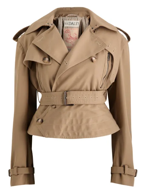 S.S.DALEY Eliza belted short trench coat
