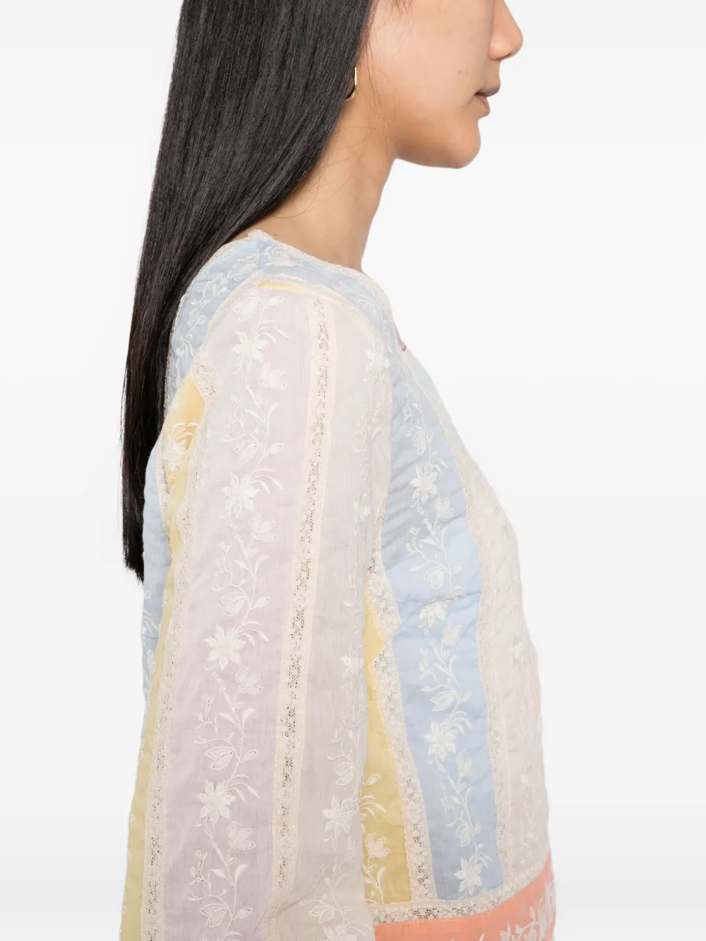 Rixo Evette Daisy top Blauw
