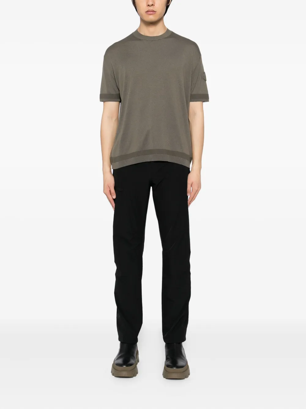 Moncler Gebreid T-shirt - Groen
