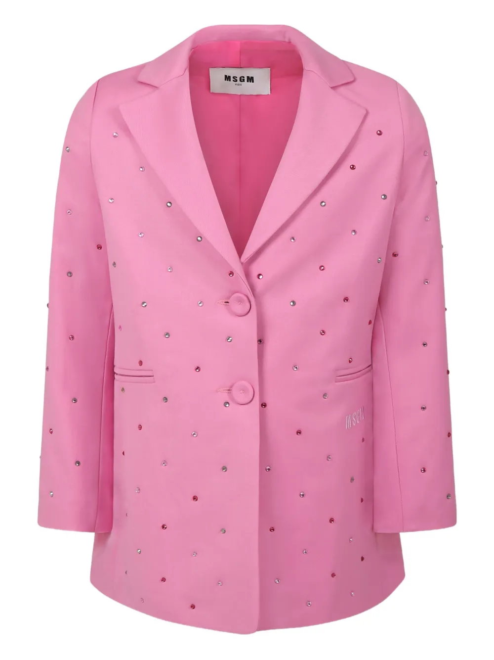 MSGM Kids embellished blazer | rosado | Image 1