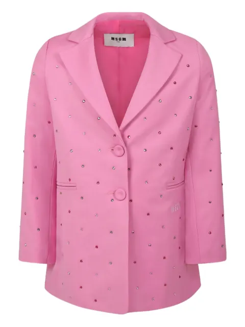 MSGM Kids embellished blazer