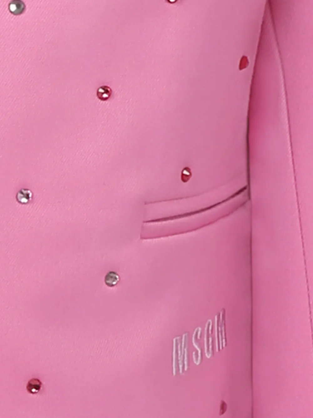 MSGM Kids Verfraaide blazer Roze