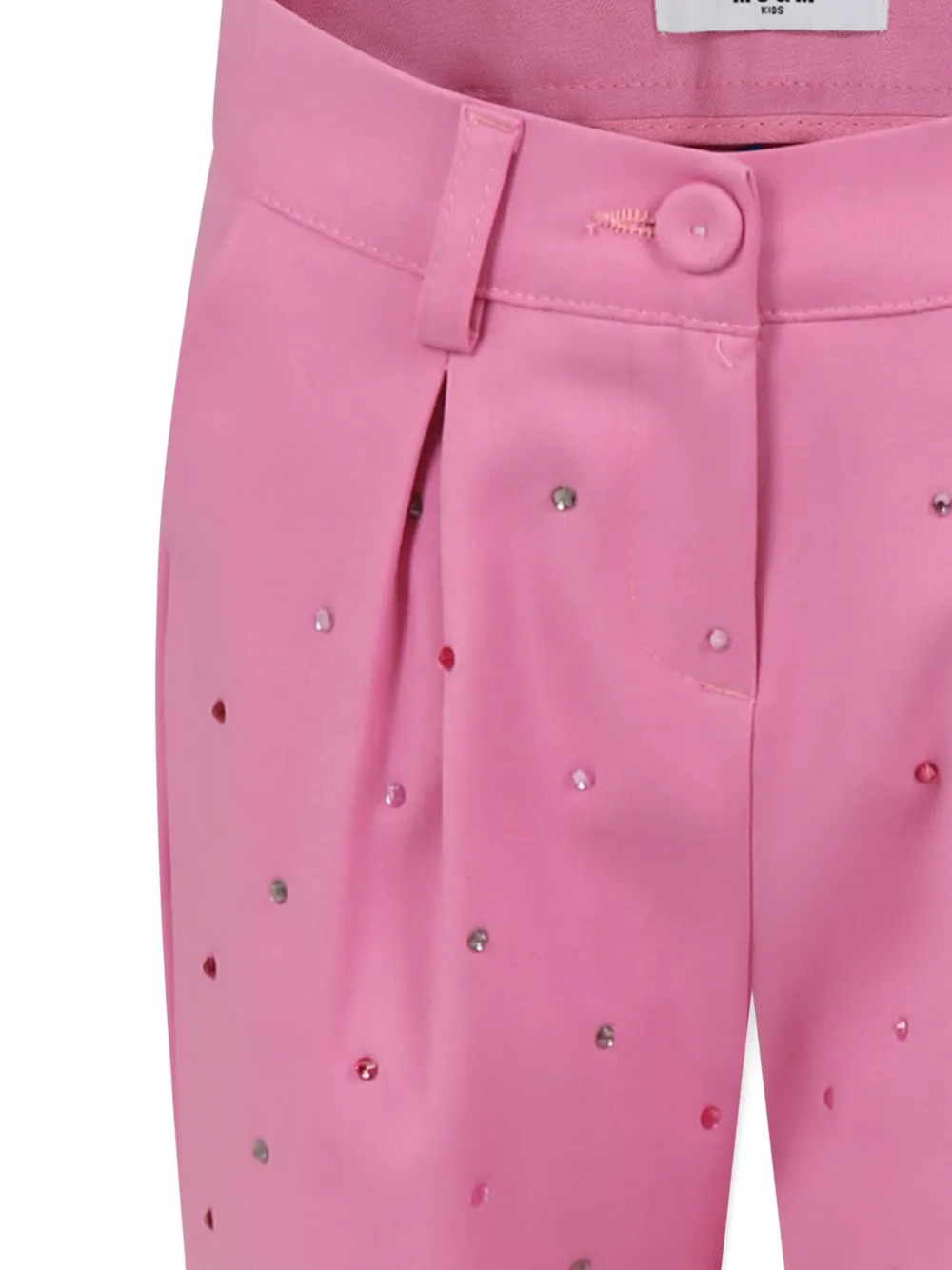 MSGM Kids Broek verfraaid met geplooid detail Roze